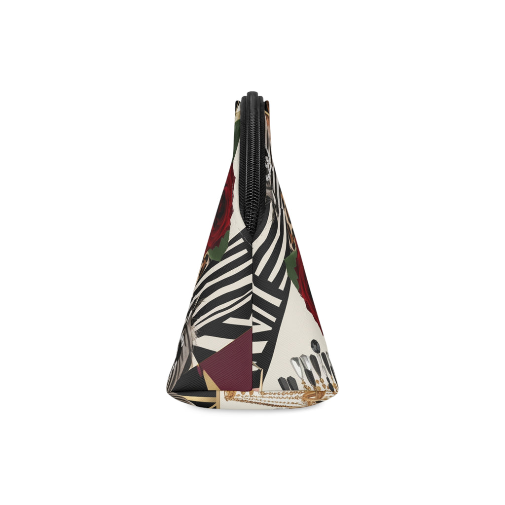 L'Kole  Jungle Fever Adventure and Fierce Glamour Print Makeup Bag -